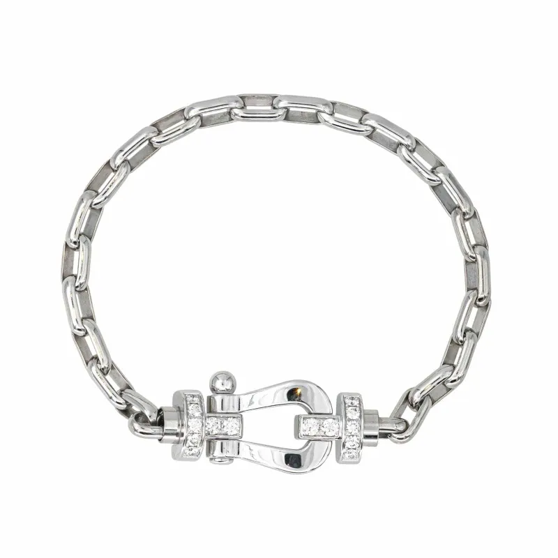 Fred Bracelet Force 10 Or blanc Diamant sold by 58 Facettes