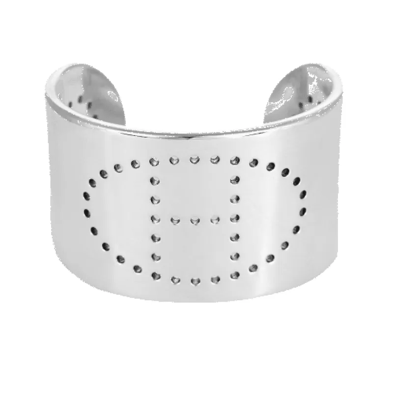 Hermès - Eclipse - Manchette en argent sold by 58 Facettes
