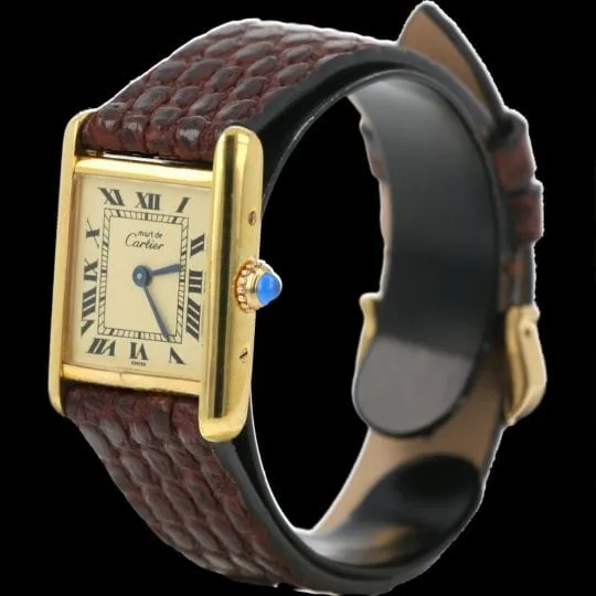 Cartier Montre Tank Vermeil sold by 58 Facettes product image thumbnail 3
