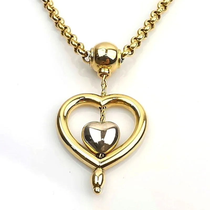 Collier Pendentif Coeur or jaune sold by 58 Facettes