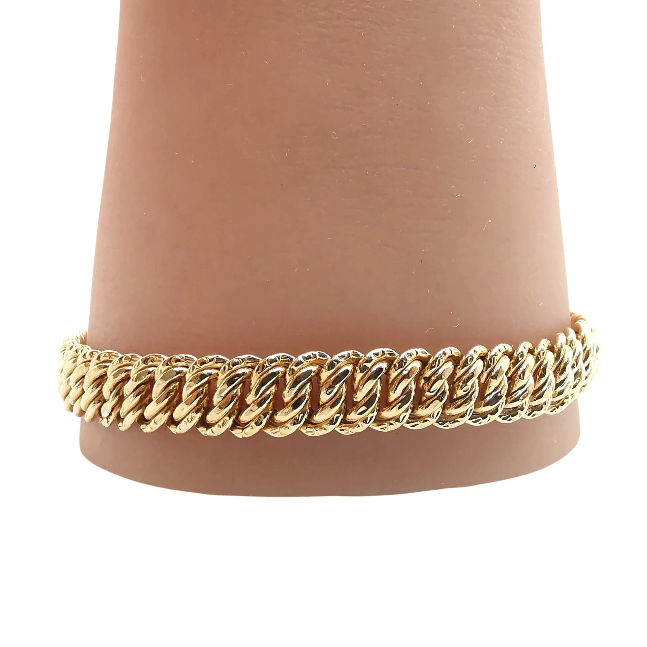 Bracelet Maille américaine or jaune sold by 58 Facettes product image thumbnail 4