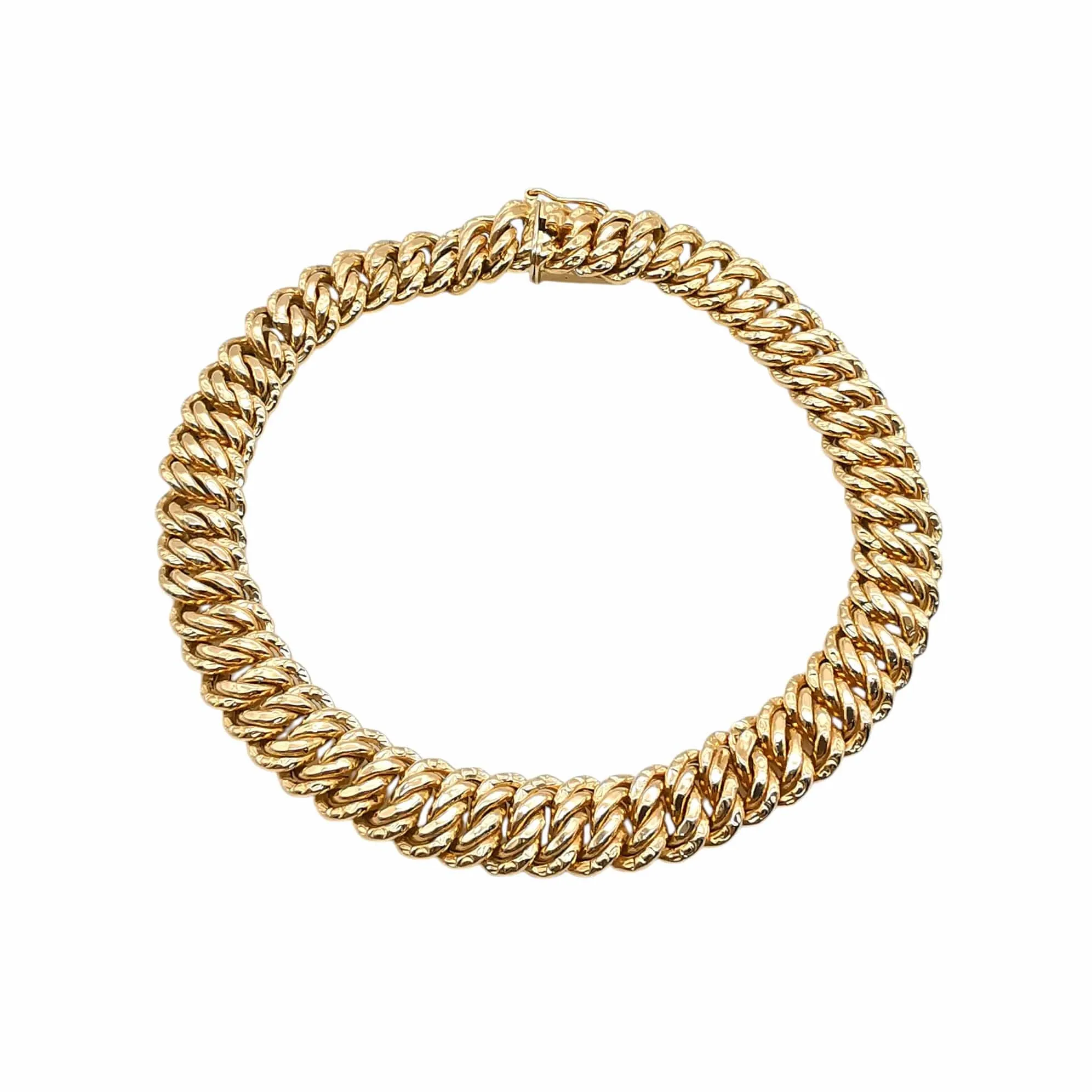 Bracelet Maille américaine or jaune sold by 58 Facettes