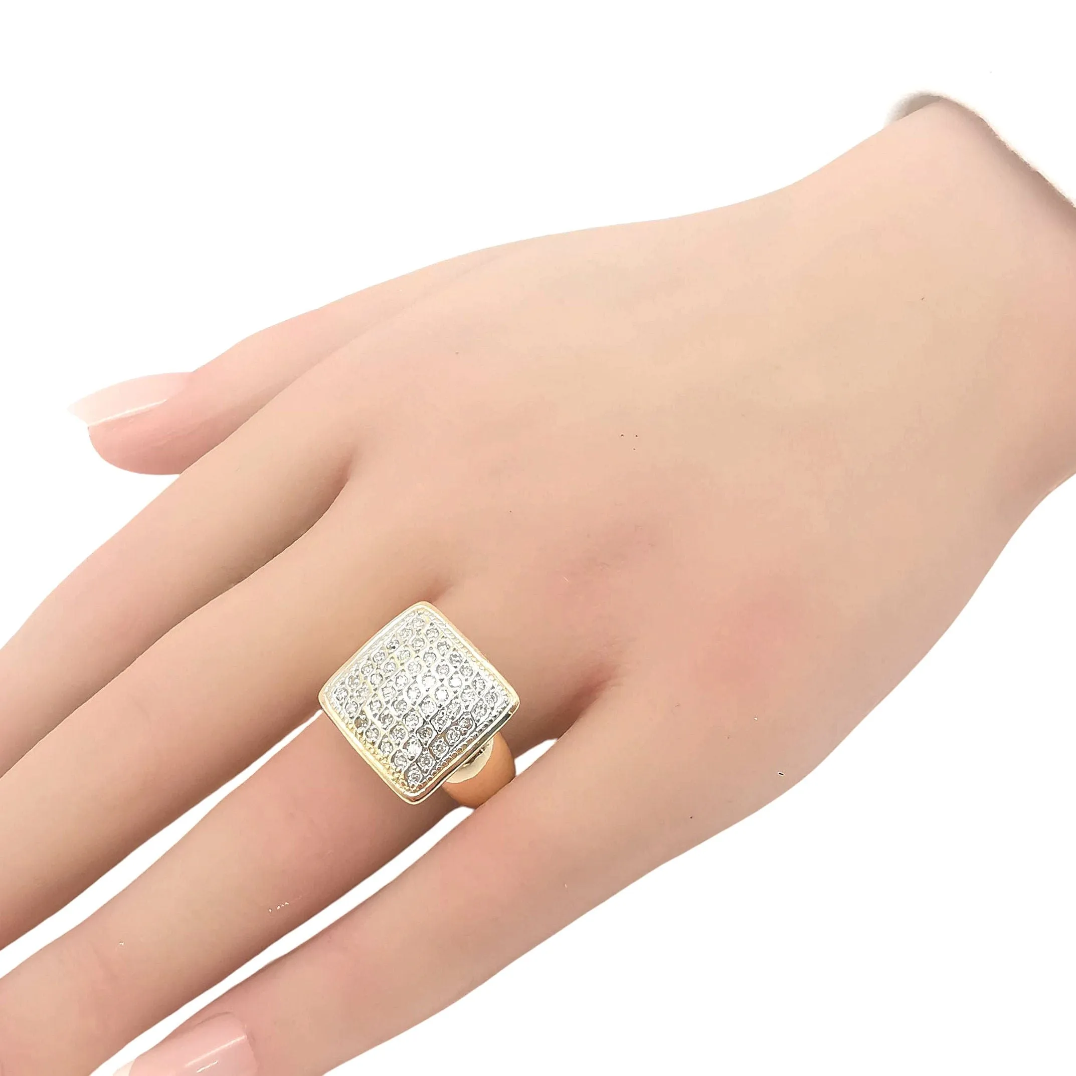 Bague en or jaune & diamants sold by 58 Facettes product image thumbnail 2