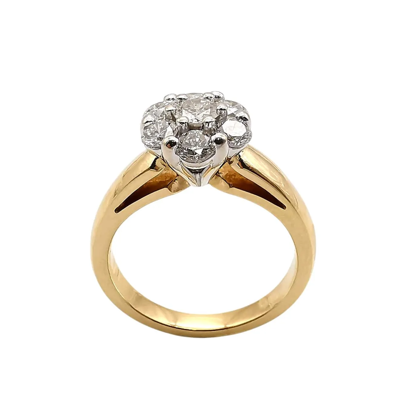 Bague en or jaune & diamants sold by 58 Facettes product image thumbnail 3