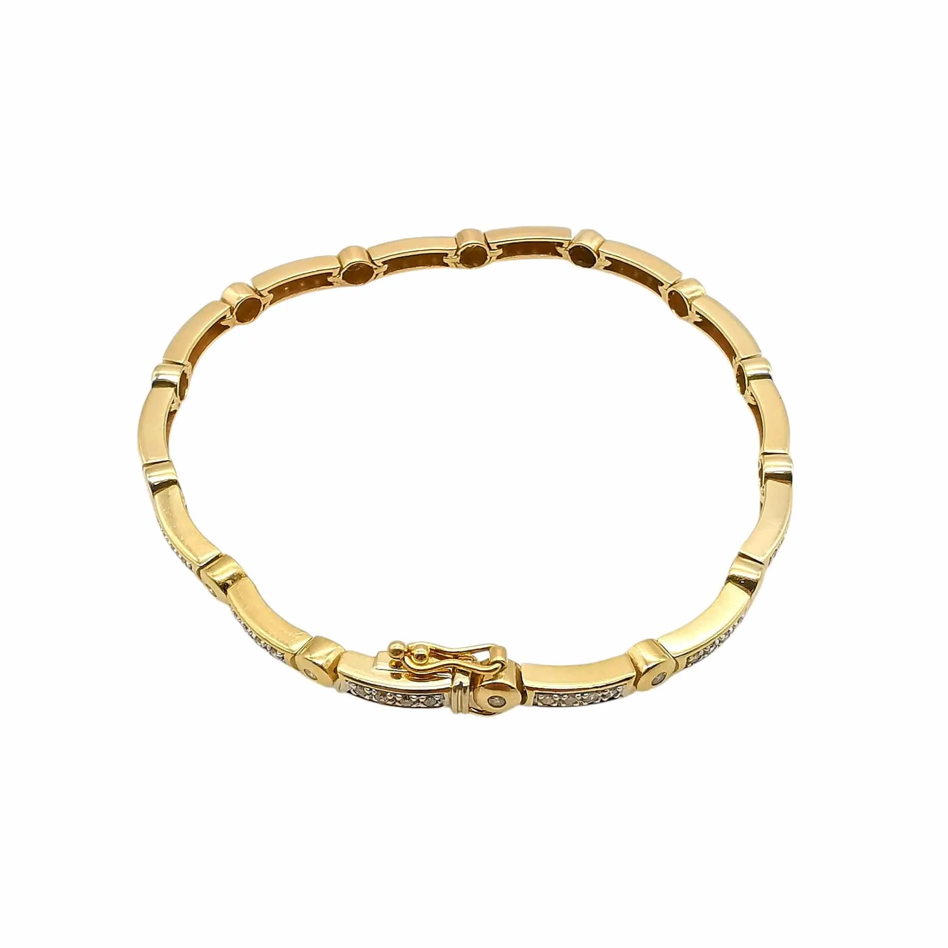 Bracelet or jaune & diamants sold by 58 Facettes product image thumbnail 5