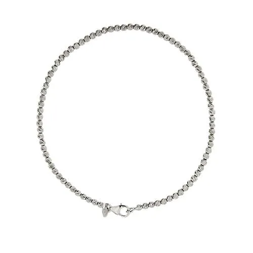 Bracelet à billes en or blanc 18 ct sold by 58 Facettes product image thumbnail 3