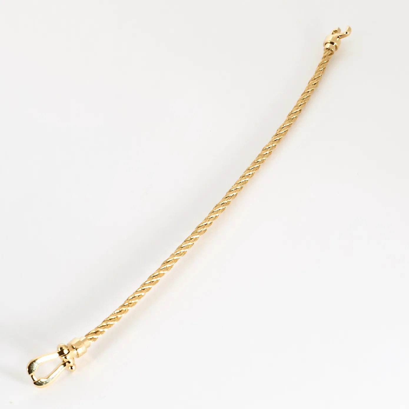 Fred - Force 10 - Mini modèle - Bracelet en or jaune et acier doré. sold by 58 Facettes product image thumbnail 4