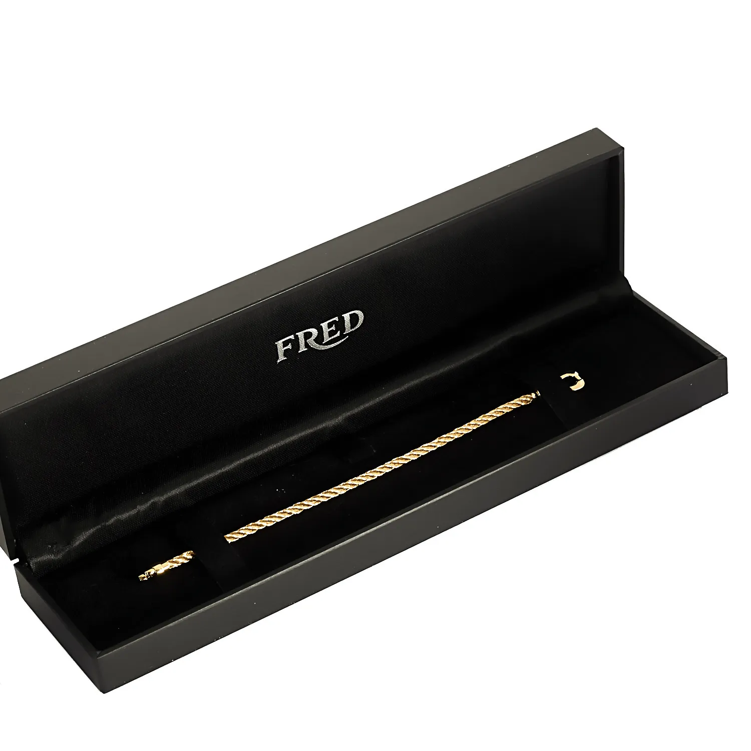 Fred - Force 10 - Mini modèle - Bracelet en or jaune et acier doré. sold by 58 Facettes product image thumbnail 3