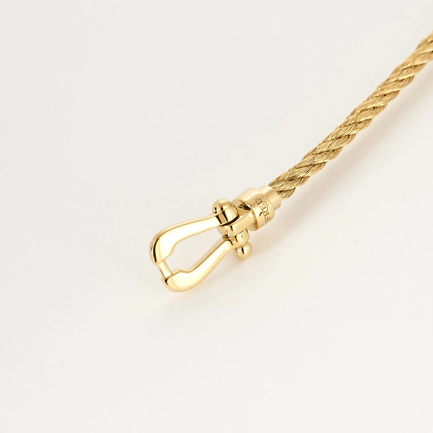 Fred - Force 10 - Mini modèle - Bracelet en or jaune et acier doré. sold by 58 Facettes product image thumbnail 5