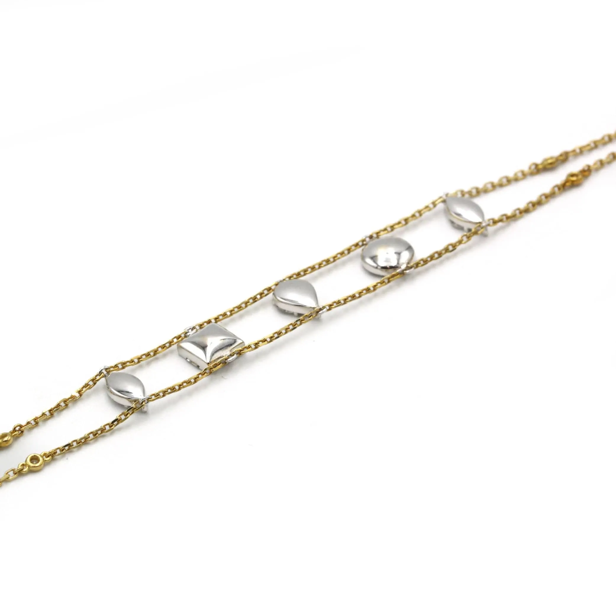 Bracelet Or bi-colore Pampilles - DJULA sold by 58 Facettes product image thumbnail 2