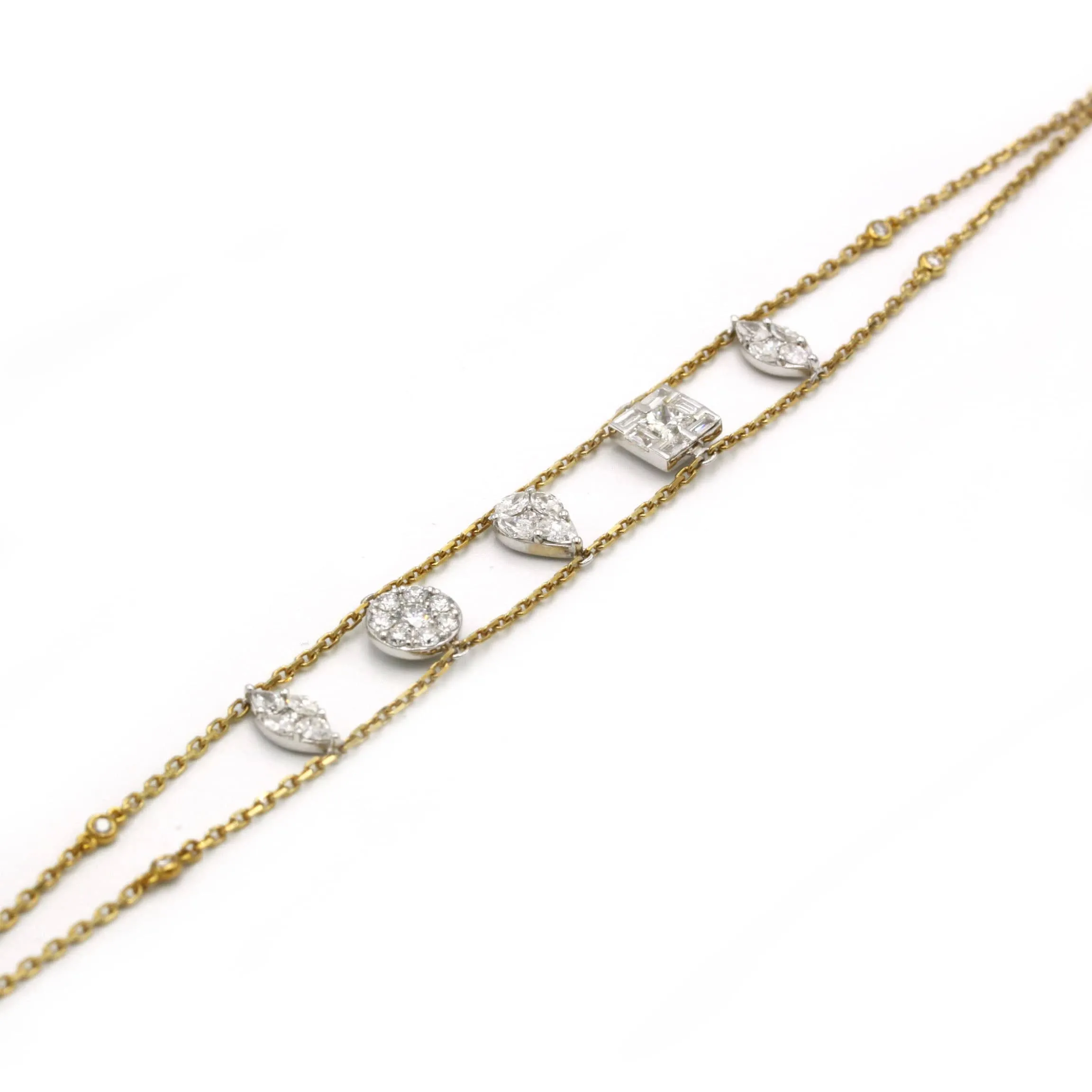 Bracelet Or bi-colore Pampilles - DJULA sold by 58 Facettes product image thumbnail 4