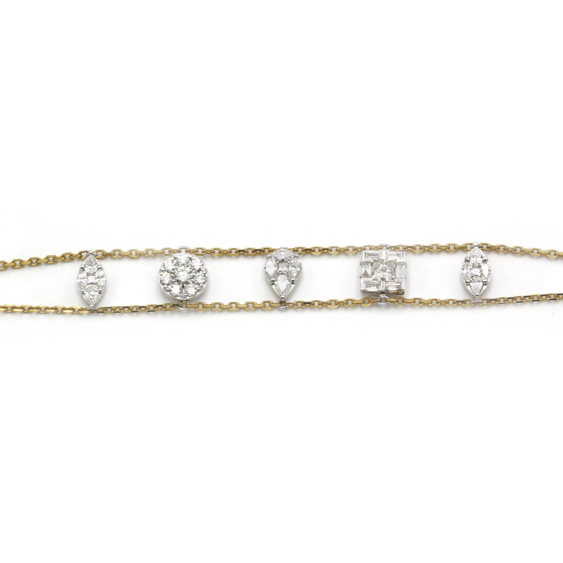 Bracelet Or bi-colore Pampilles - DJULA sold by 58 Facettes