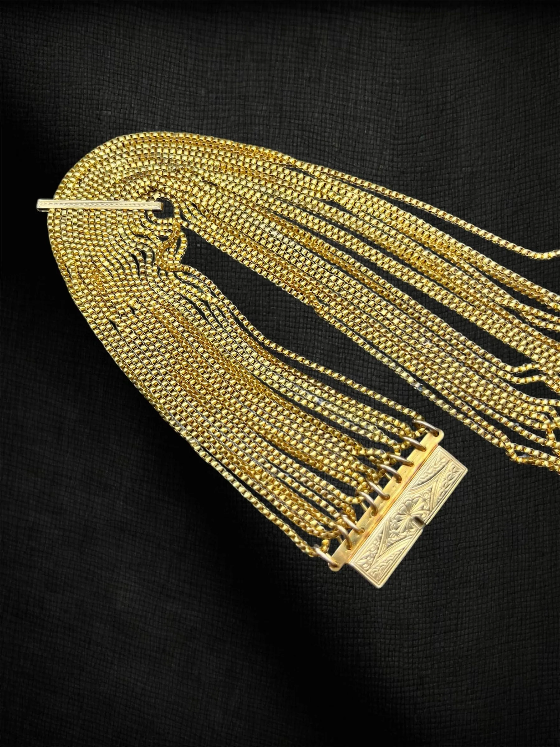 Collier Manin « Fili d'Oro » en or jaune sold by 58 Facettes product image thumbnail 3