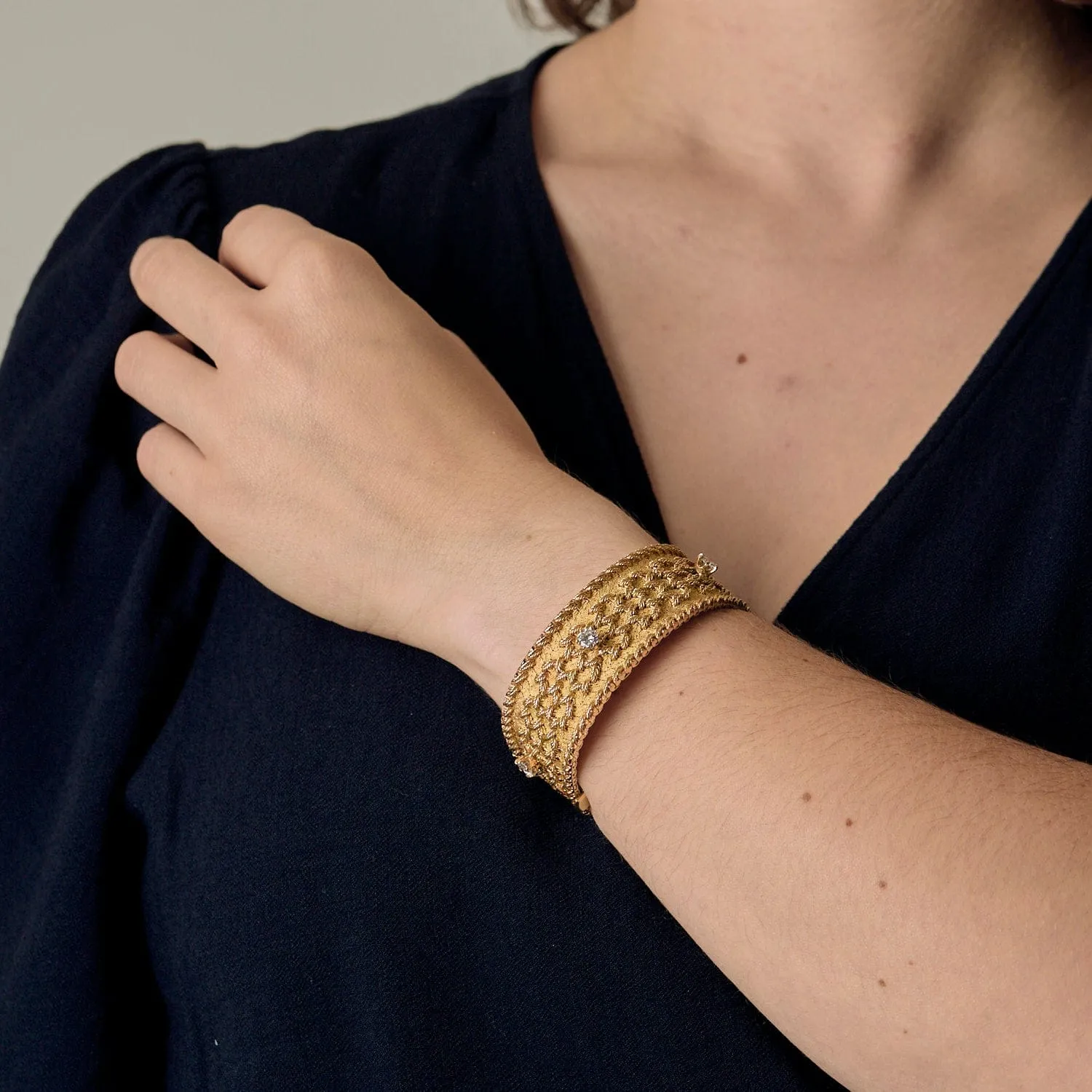 Bracelet ruban en or jaune et diamants sold by 58 Facettes product image thumbnail 2