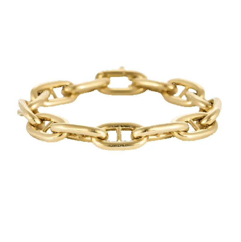 Bracelet en or jaune à maille chaîne d'ancre sold by 58 Facettes