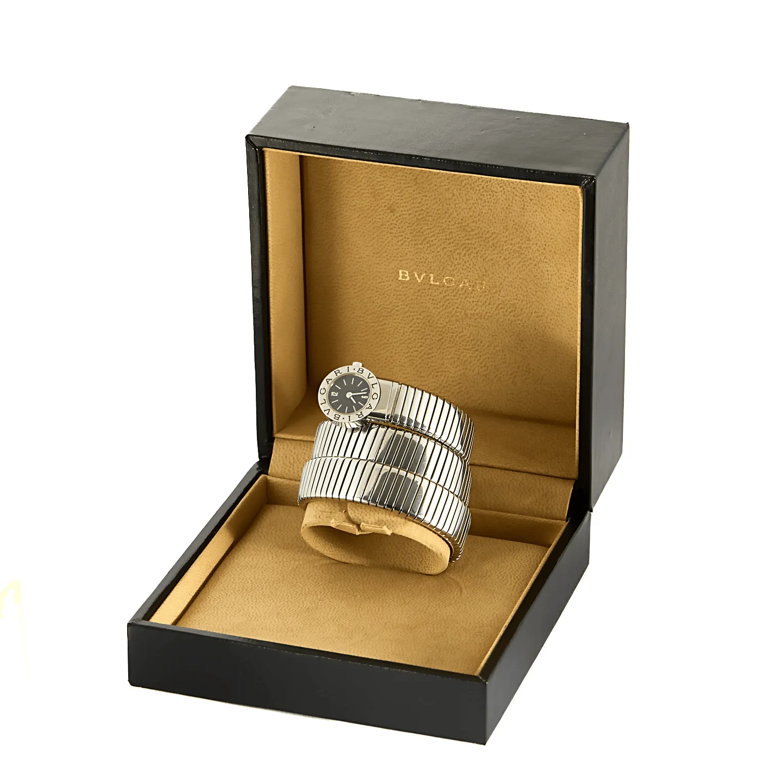 BVLGARI - Montre Serpenti Tubogas - Montre en acier à boitier rond à mouvement quartz sold by 58 Facettes product image thumbnail 3