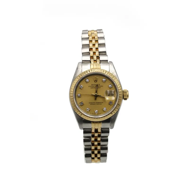 Montre Or Acier Lady Datejust - ROLEX sold by 58 Facettes