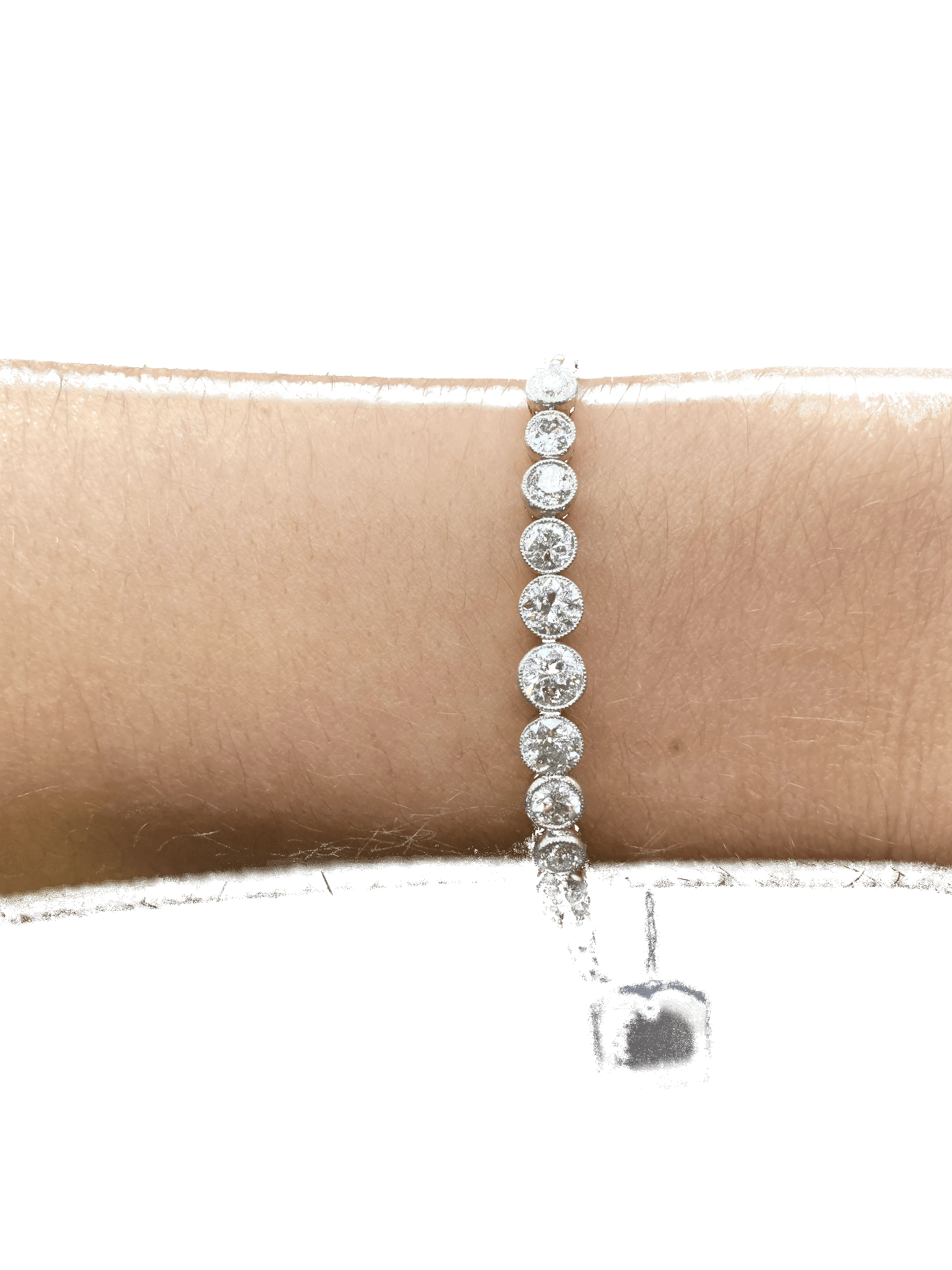 BRACELET OR 18K 11 DIAMANTS sold by 58 Facettes product image thumbnail 2