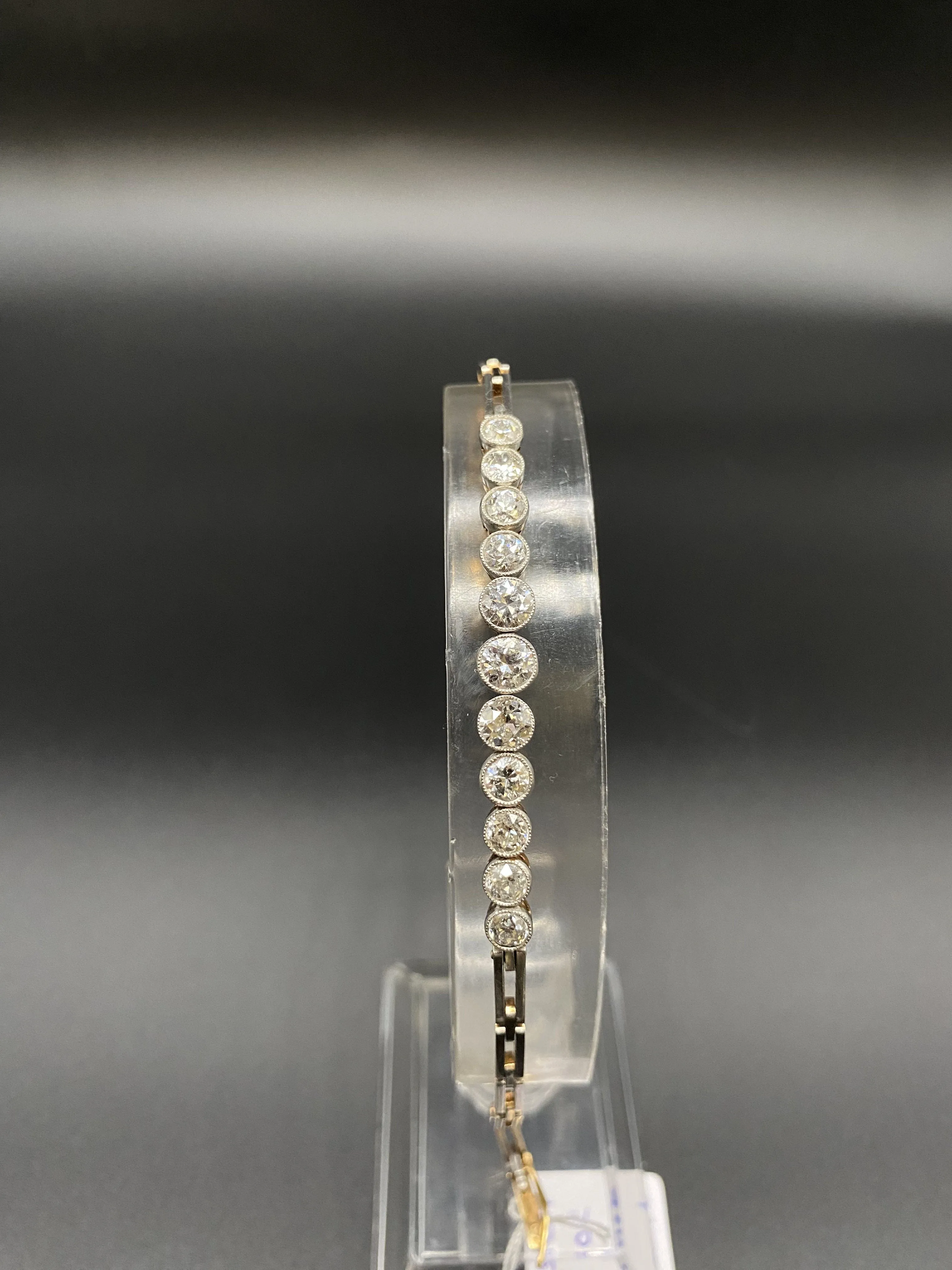 BRACELET OR 18K 11 DIAMANTS sold by 58 Facettes product image thumbnail 3