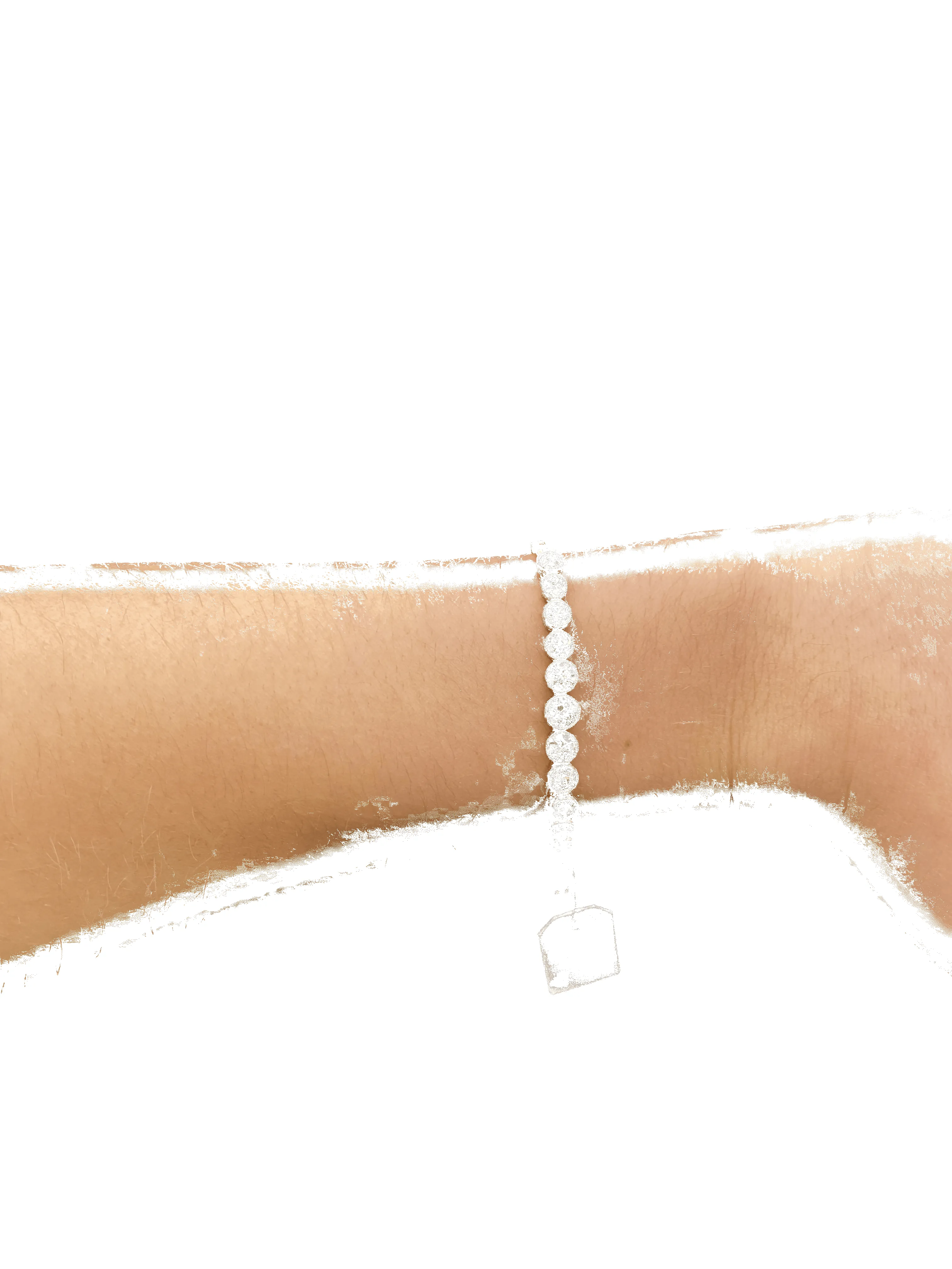 BRACELET OR 18K 11 DIAMANTS sold by 58 Facettes