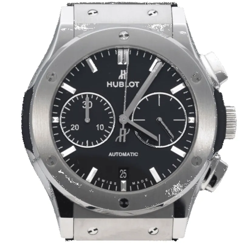 Hublot Montre Classic Fusion 45 Chronograph Titanium Blue sold by 58 Facettes