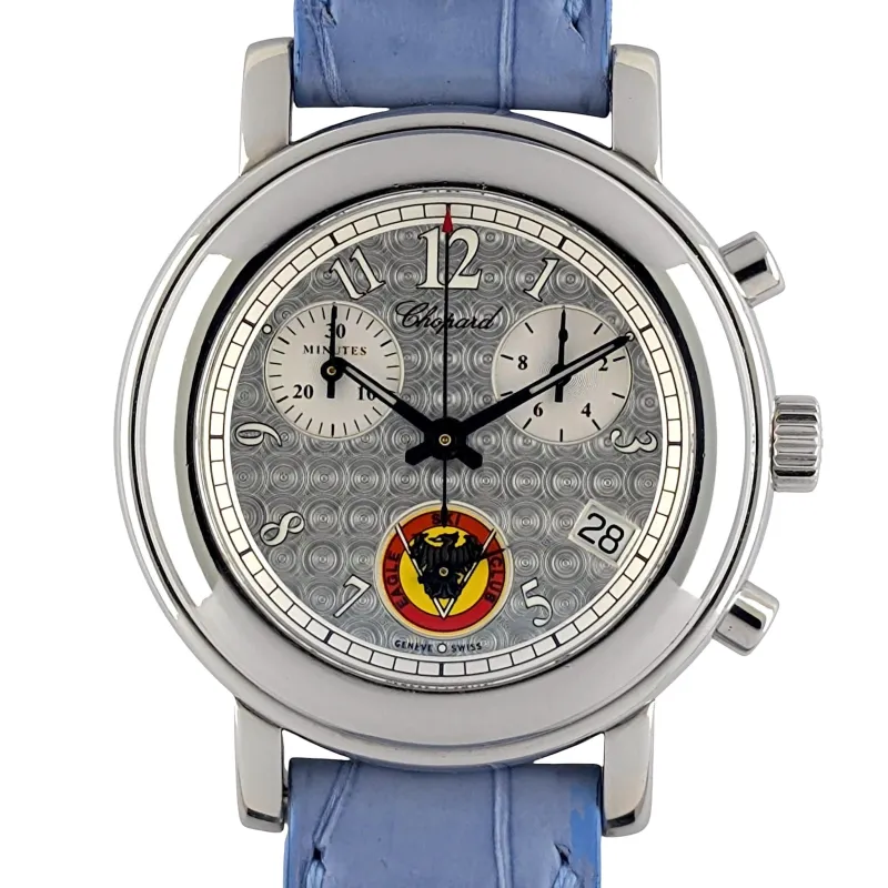 CHOPARD - Montre chronographe Eagle Ski Club Gstaad 8900 en acier inoxydable, ronde, Mille Miglia, édition limitée à 250 exemplaires pour l'Eagle Ski Club Gstaad sold by 58 Facettes