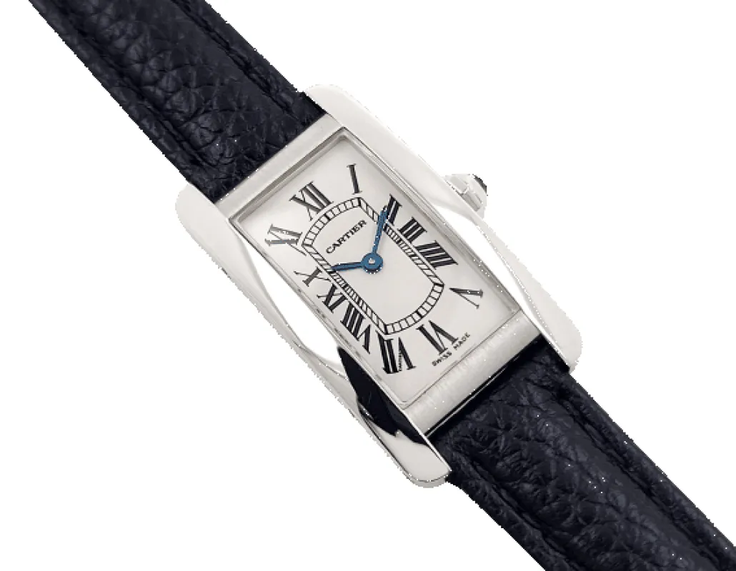 Cartier Tank Américaine 2489 18k White Gold sold by 58 Facettes