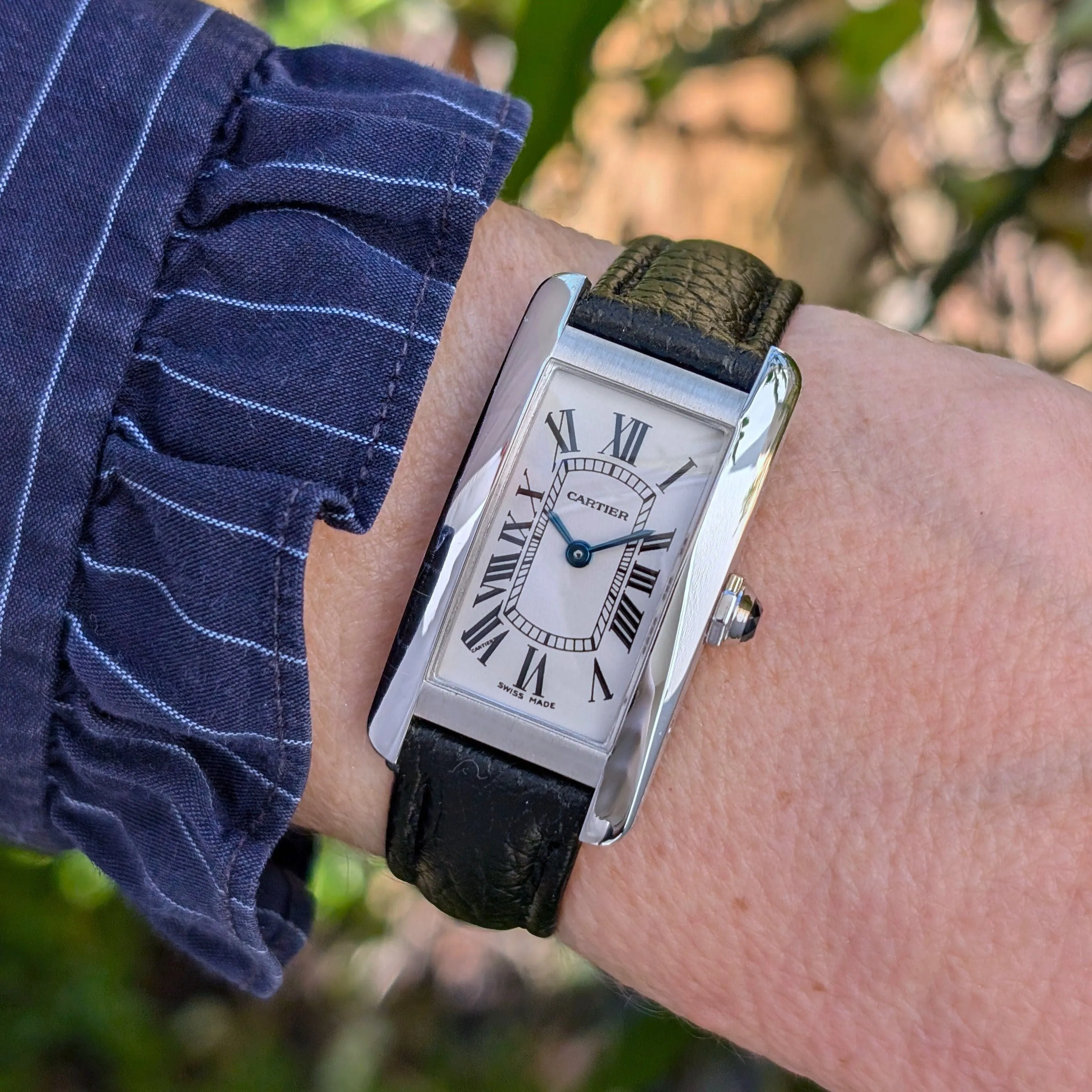 Cartier Tank Américaine 2489 18k White Gold sold by 58 Facettes product image thumbnail 2