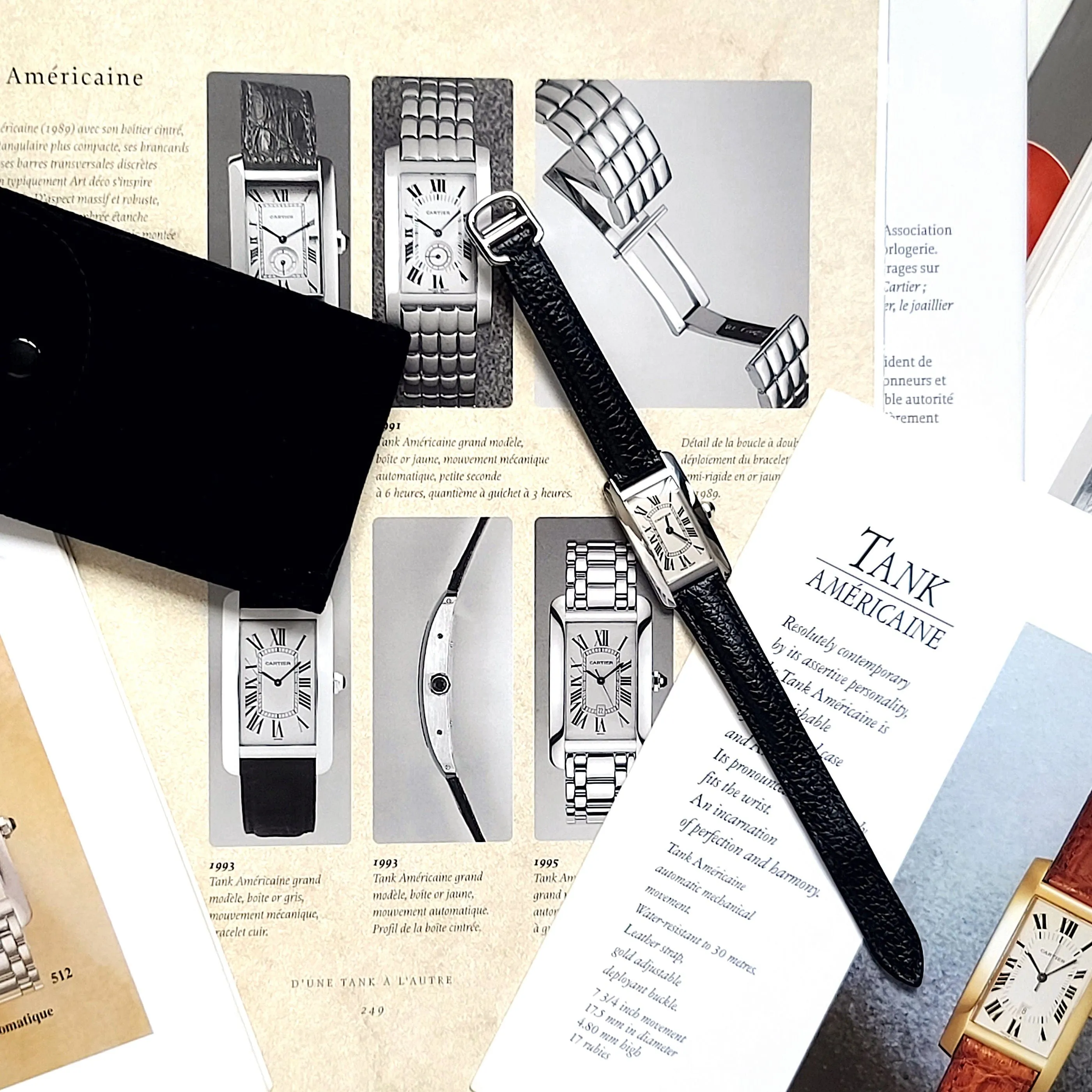 Cartier Tank Américaine 2489 18k White Gold sold by 58 Facettes product image thumbnail 3