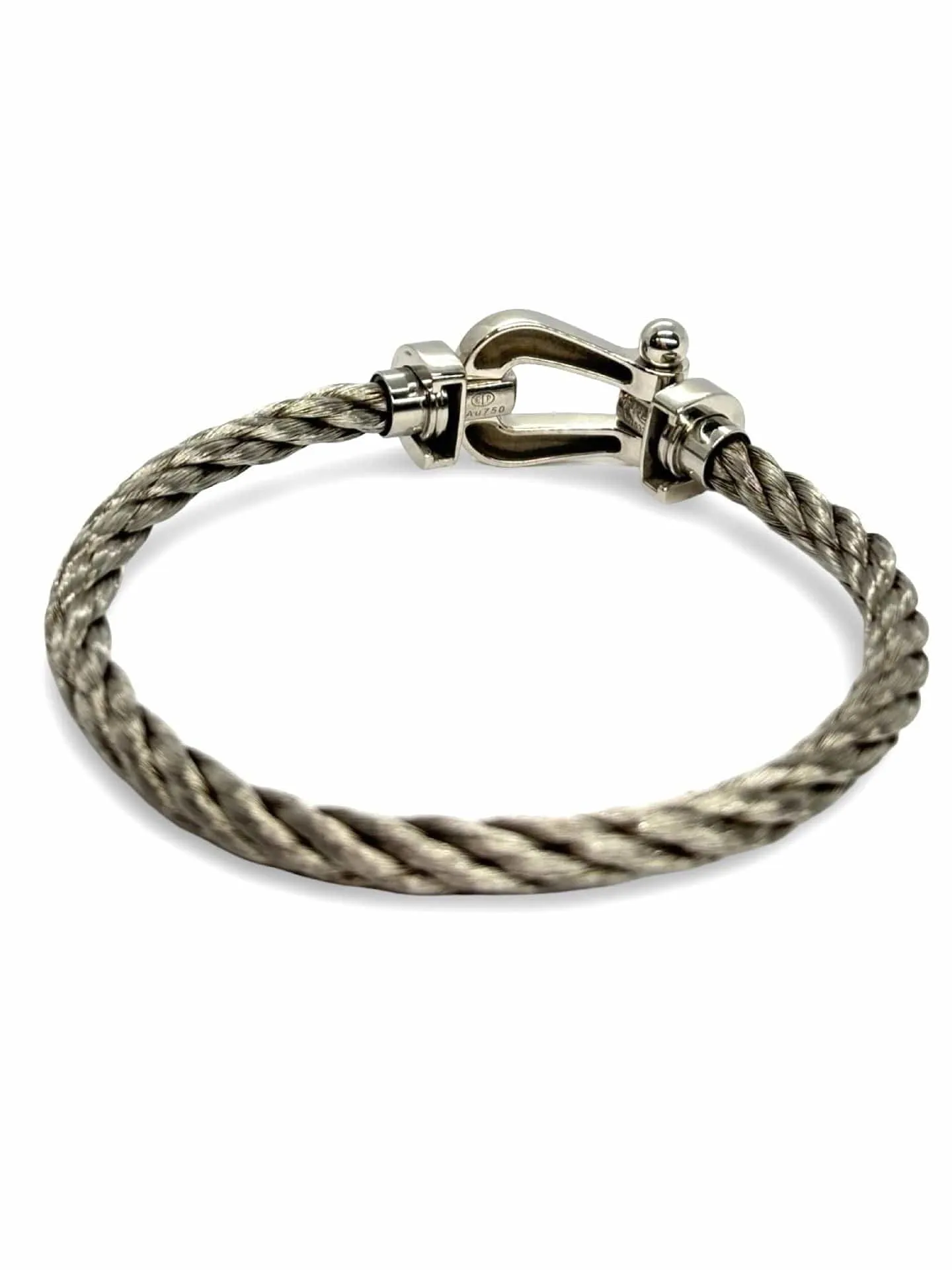 Bracelet Fred Force 10 or blanc Grand Modèle sold by 58 Facettes product image thumbnail 2