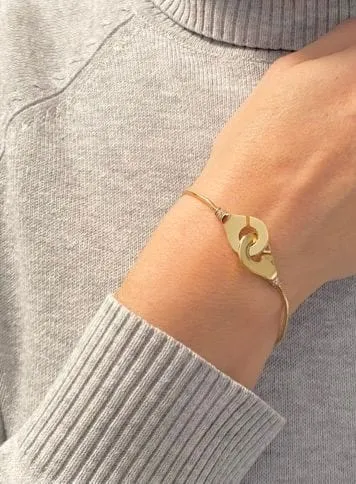 DINH VAN - Bracelet Menottes en or jaune sold by 58 Facettes product image thumbnail 2