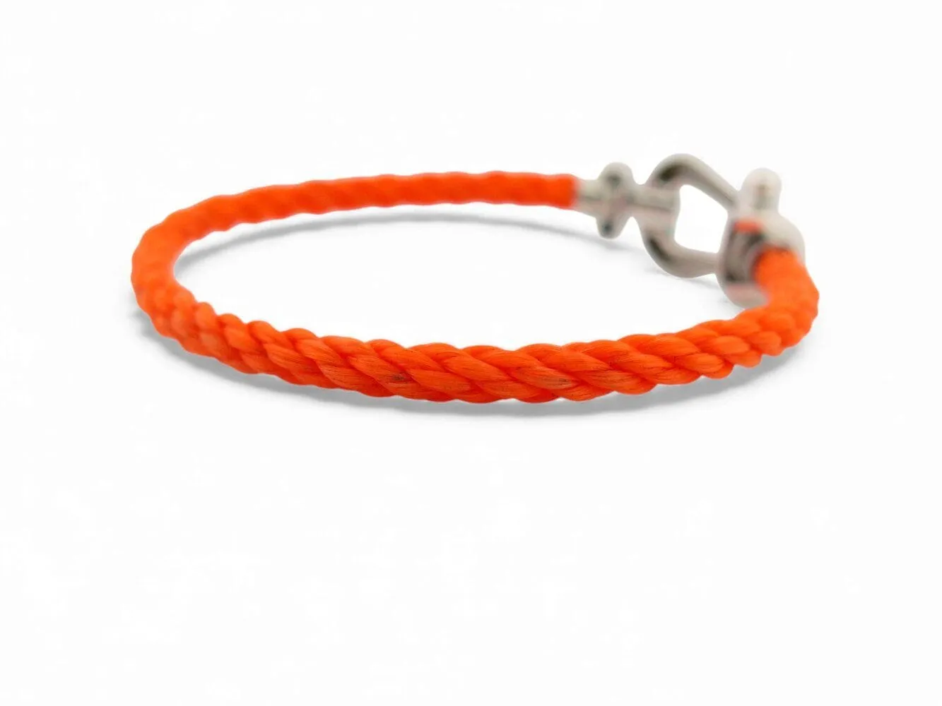 bracelet FRED force 10 gm 0b0005 manille en or blanc 18k 2 cordons sold by 58 Facettes product image thumbnail 5
