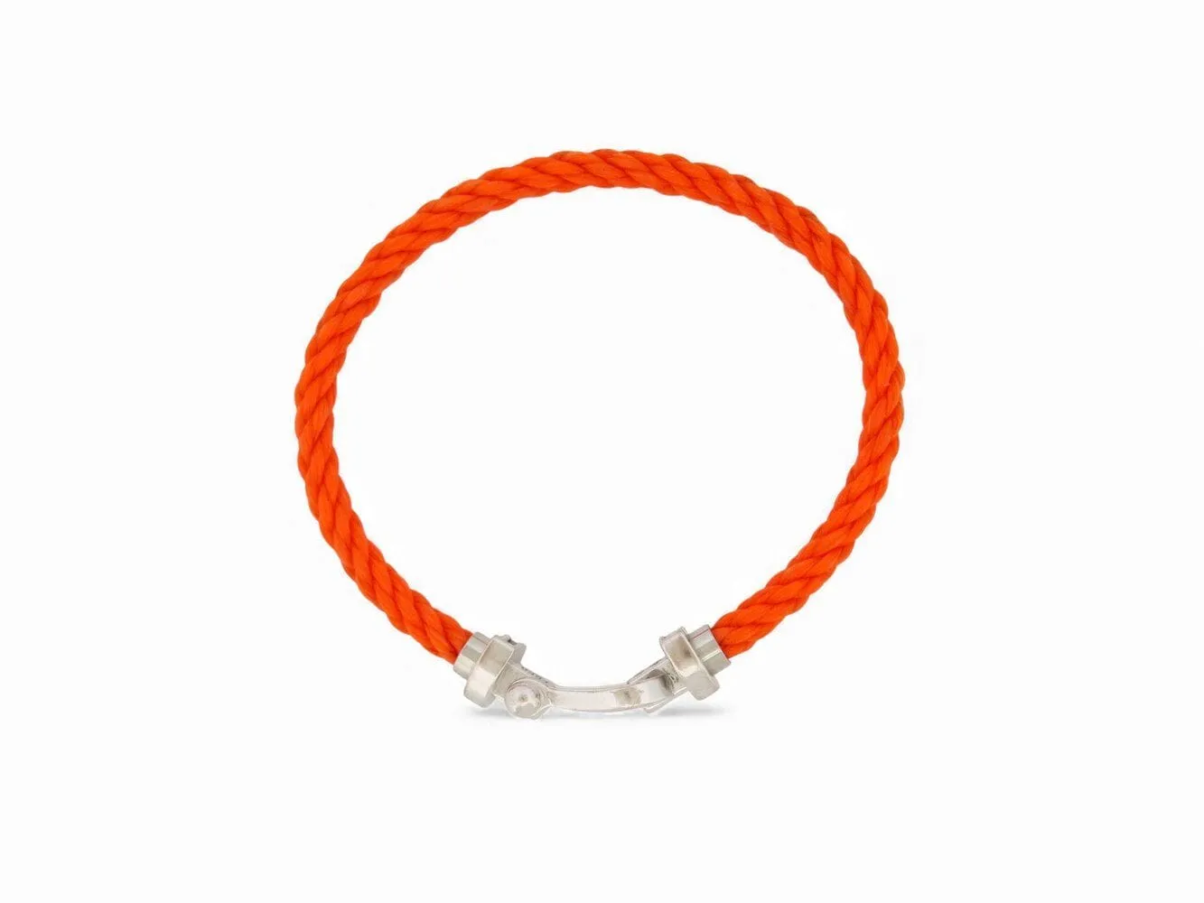bracelet FRED force 10 gm 0b0005 manille en or blanc 18k 2 cordons sold by 58 Facettes product image thumbnail 2