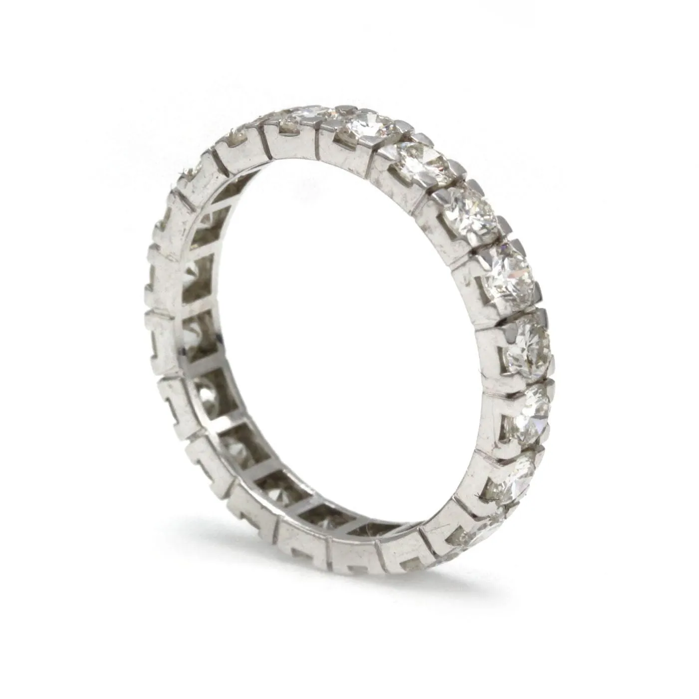 Alliance tour complet en or 18K et diamants 1,90 ct sold by 58 Facettes product image thumbnail 3