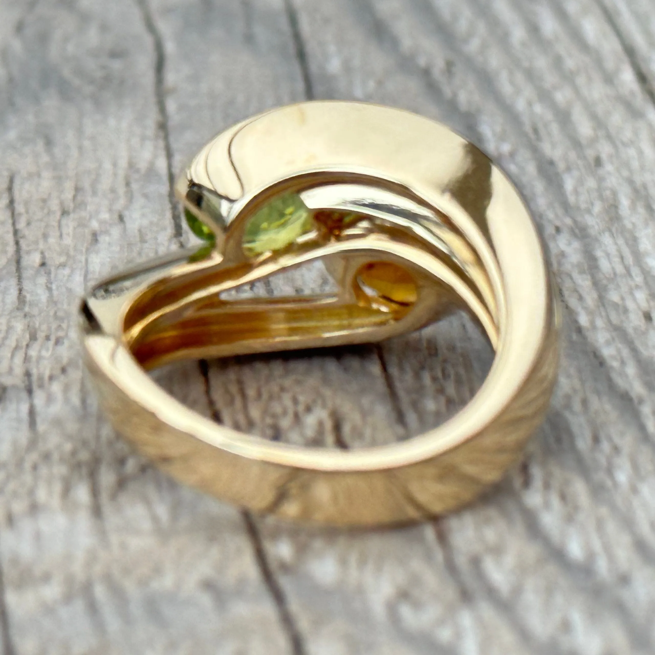 Bague Garel or jaune, péridot, citrine sold by 58 Facettes product image thumbnail 5