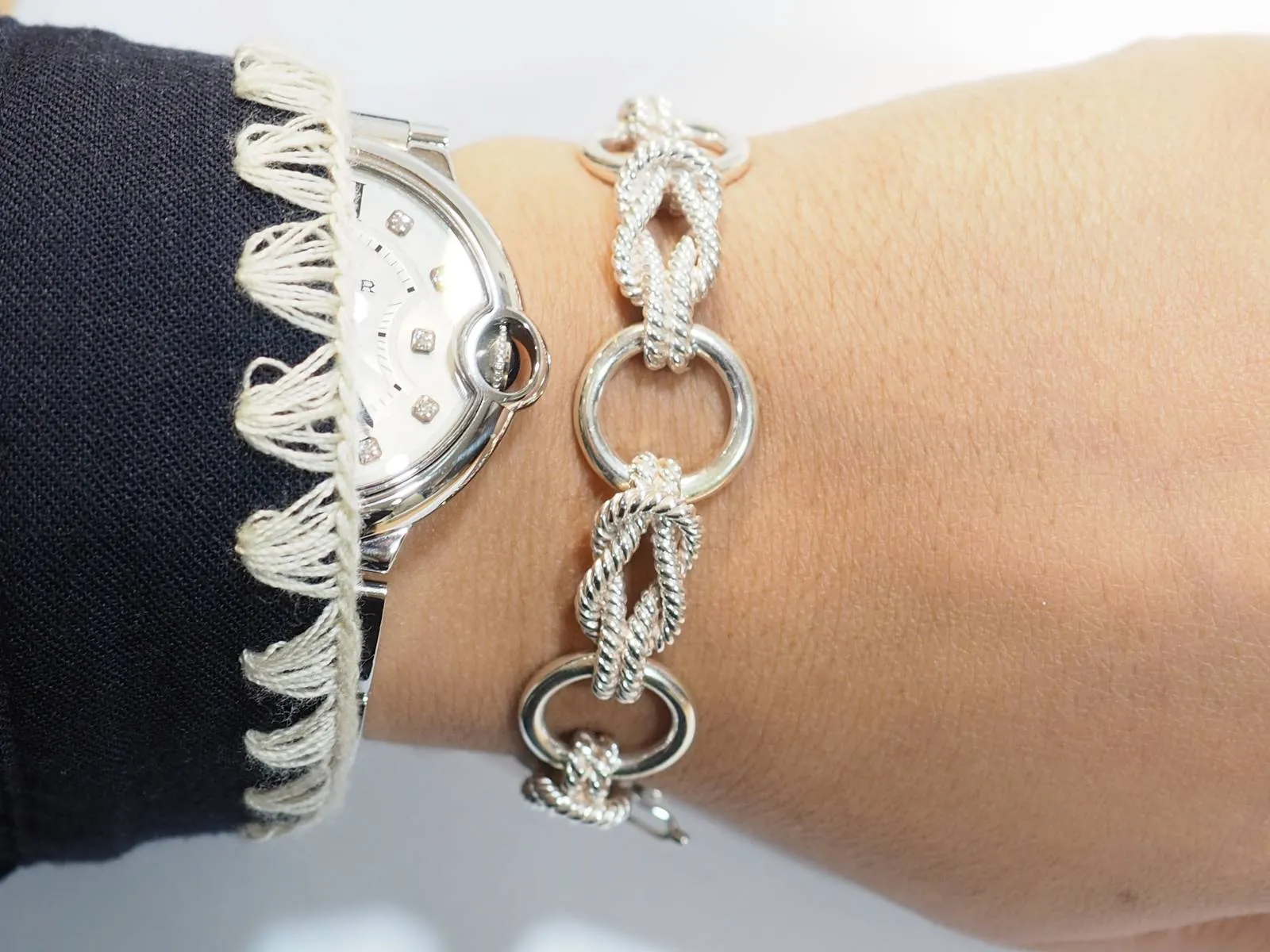 Hermès Audierne - Bracelet en argent 925 sold by 58 Facettes product image thumbnail 2