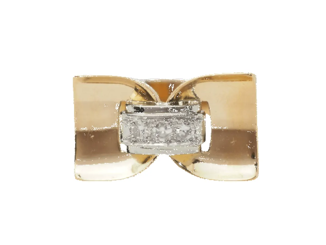 Bague Tank en or jaune et diamants sold by 58 Facettes