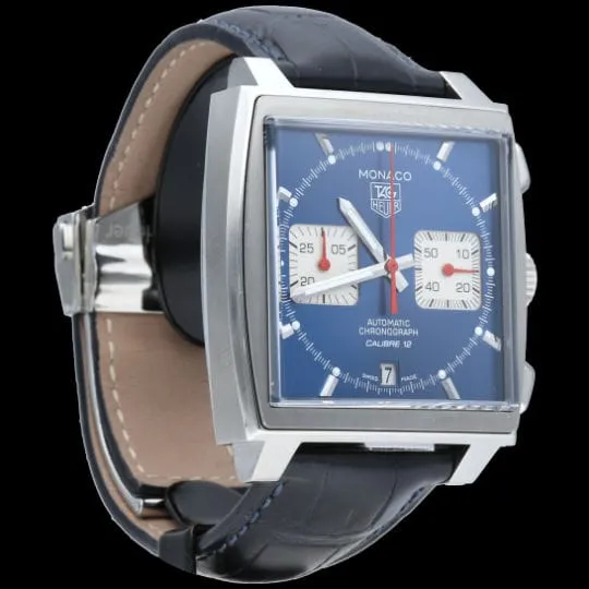 Tag Heuer Montre Monaco Chronograph Calibre 12 sold by 58 Facettes product image thumbnail 5