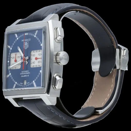 Tag Heuer Montre Monaco Chronograph Calibre 12 sold by 58 Facettes product image thumbnail 3