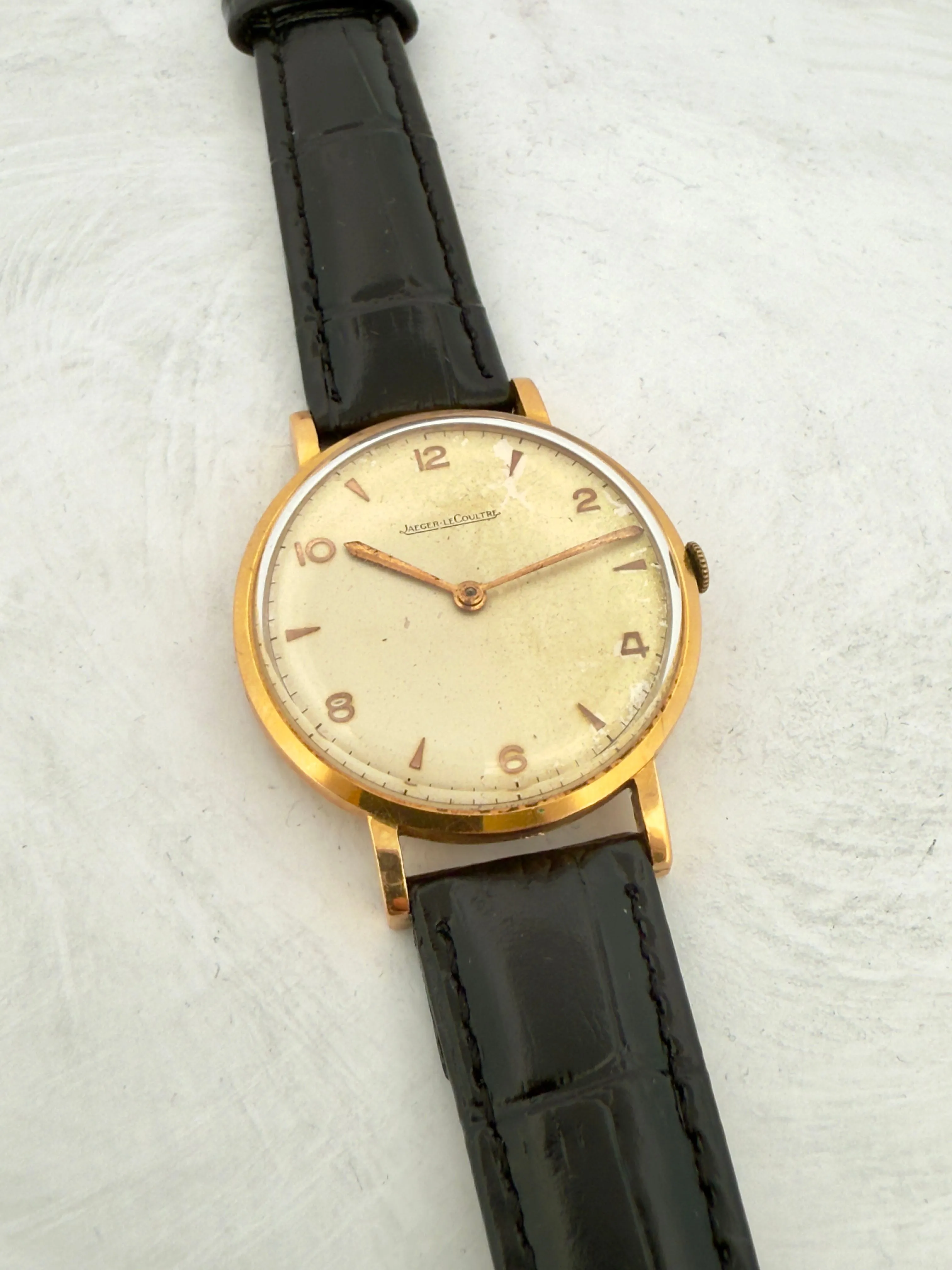 Montre vintage Jaeger Le Coultre en or 18 carats sold by 58 Facettes product image thumbnail 2