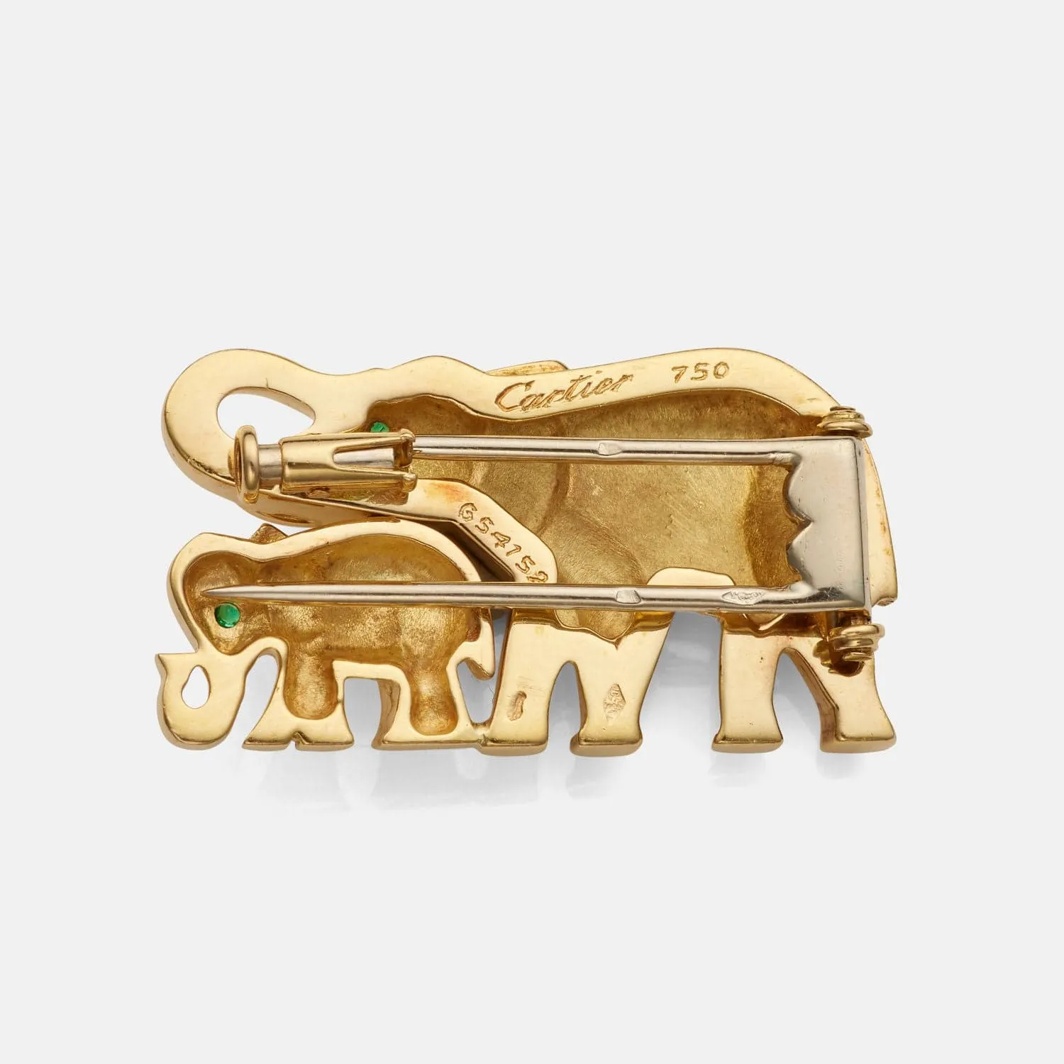 CARTIER - Broche éléphants sold by 58 Facettes product image thumbnail 5