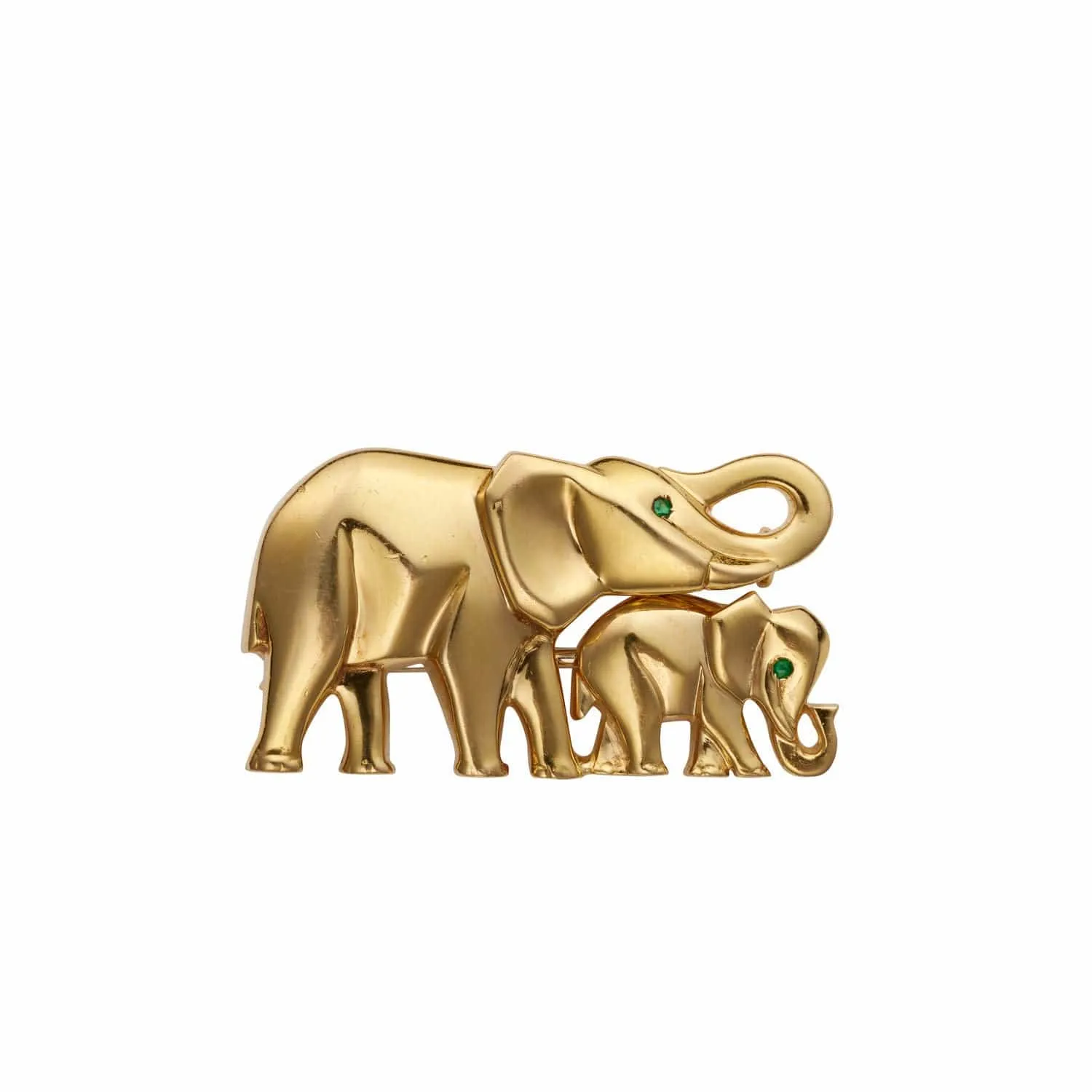 CARTIER - Broche éléphants sold by 58 Facettes