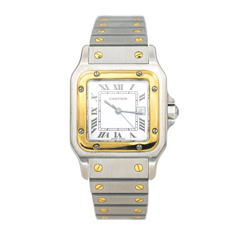 Cartier Montre Santos Acier, Or jaune sold by 58 Facettes