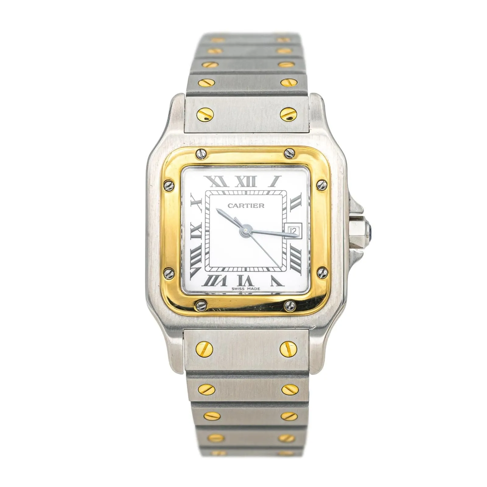 Cartier Montre Santos Acier, Or jaune sold by 58 Facettes