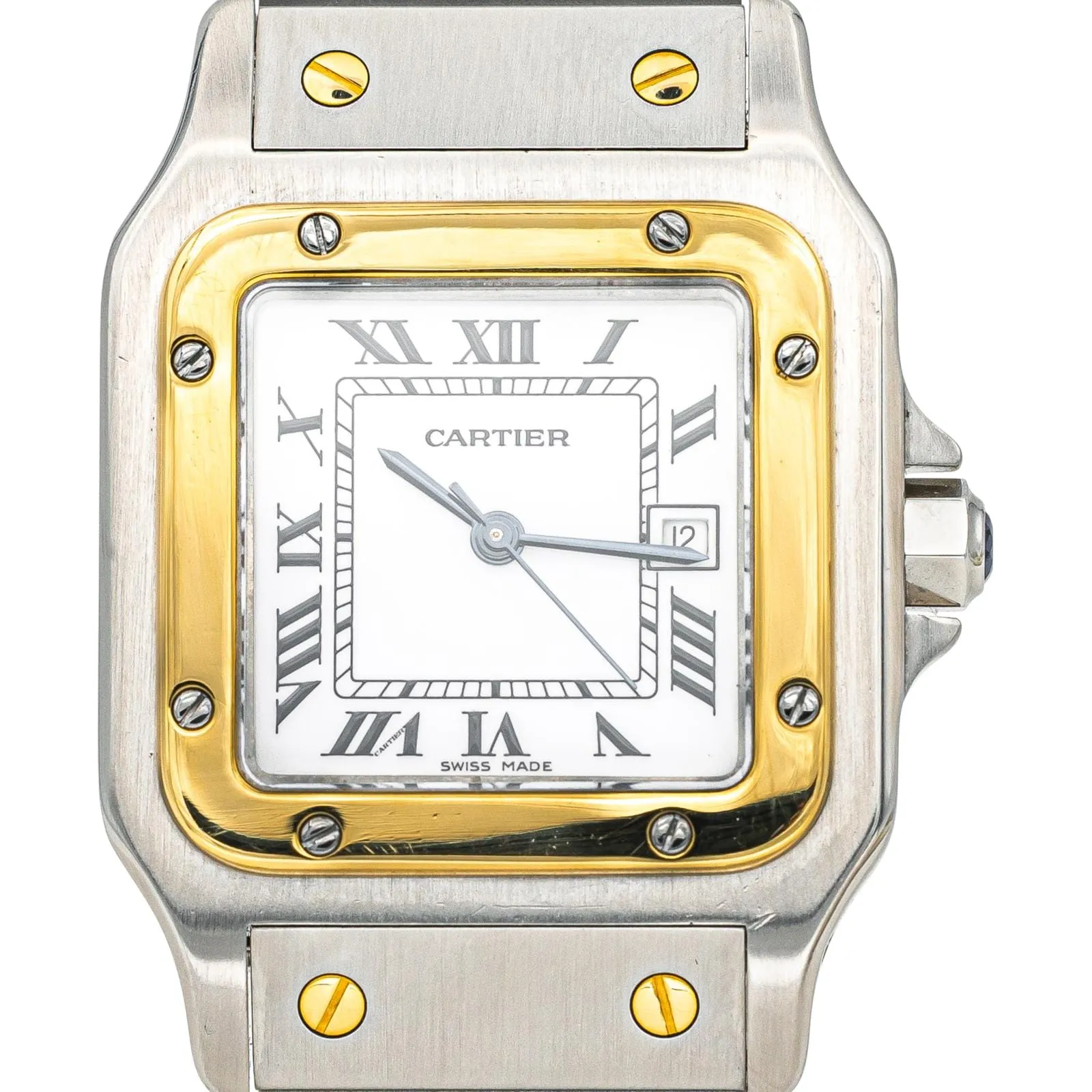 Cartier Montre Santos Acier, Or jaune sold by 58 Facettes product image thumbnail 5