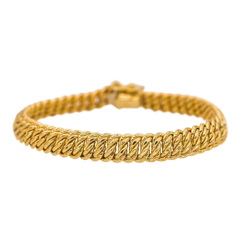 Bracelet Maille américaine Or jaune sold by 58 Facettes