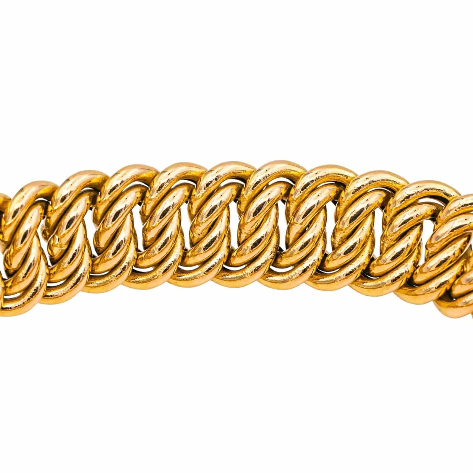 Bracelet Maille américaine Or rose sold by 58 Facettes product image thumbnail 3