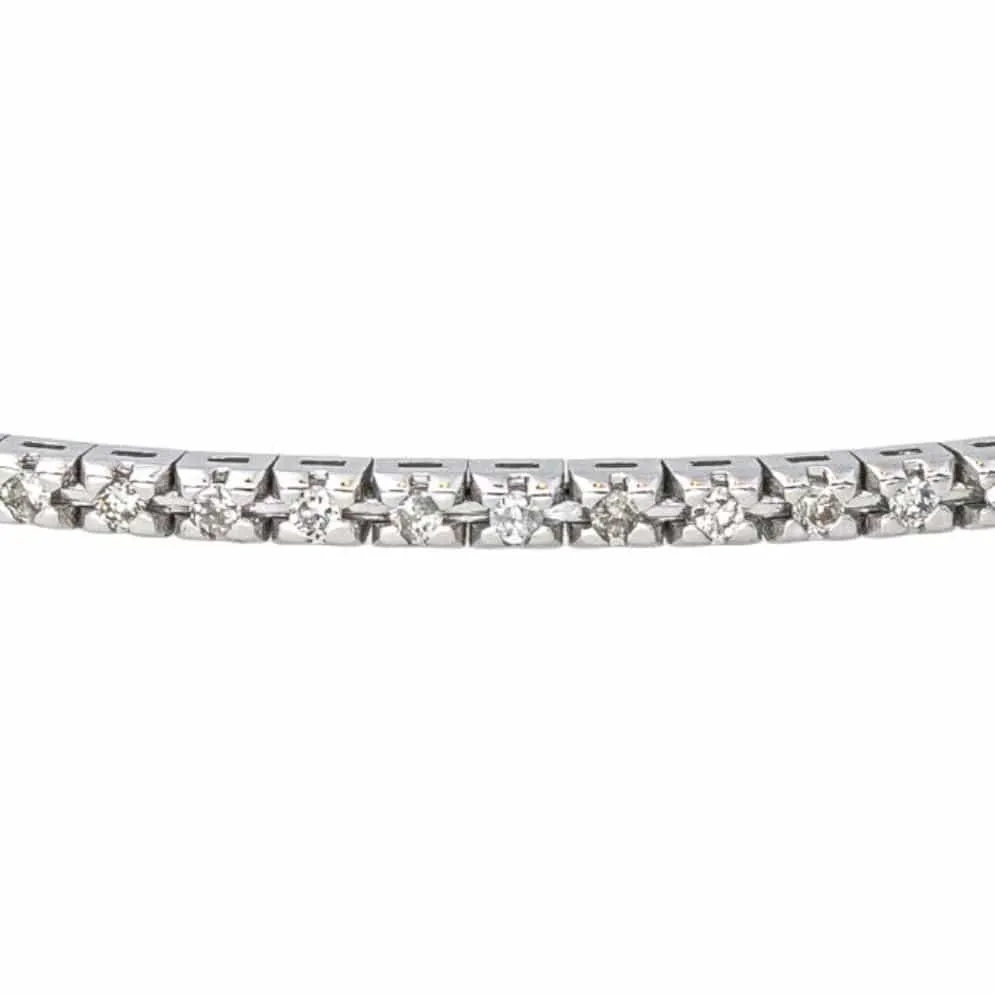 Bracelet Tennis Or blanc Diamant sold by 58 Facettes product image thumbnail 3