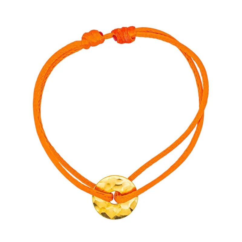 Dinh Van - Bracelet cordon Pi en or jaune sold by 58 Facettes