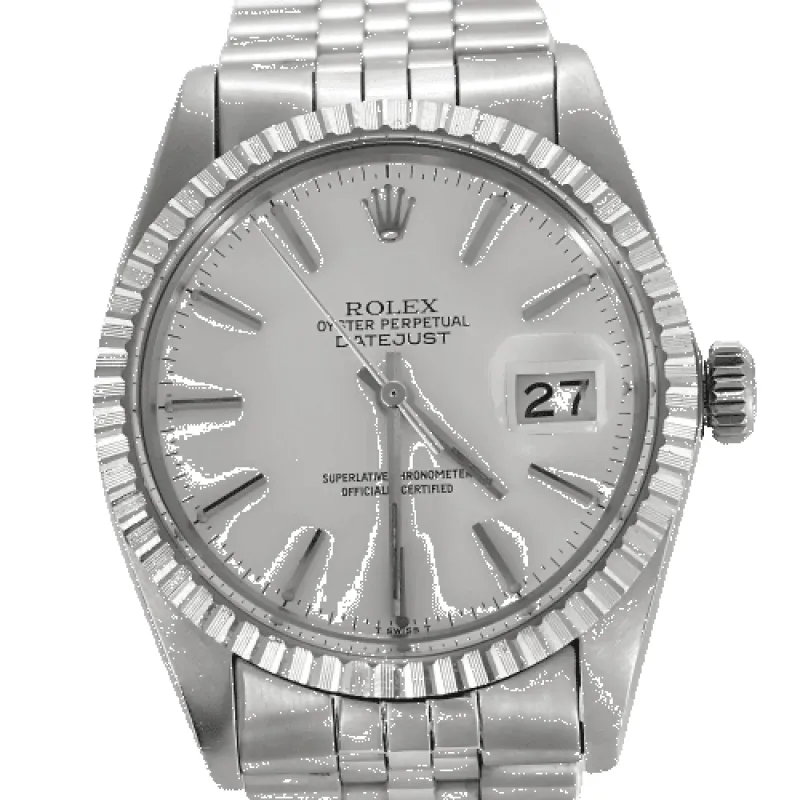 ROLEX - Montre Datejust en acier, bracelet jubilé sold by 58 Facettes